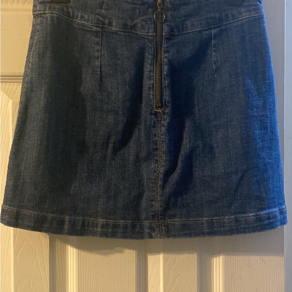 S Blue Jean Miniskirt